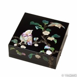 Raden Lacquerware Jewelry Box / Tea Plant