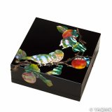 Raden Lacquerware Jewelry Box / Persimmon