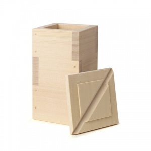 Photo3: Wooden Containers and Tableware / Wooden Sake Decanter