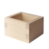 Wooden Containers and Tableware / Wooden Sake Cup (Masu)