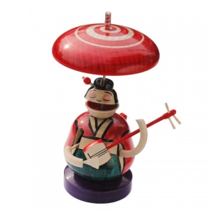 Photo1: Spinning Tops / Samisen Player