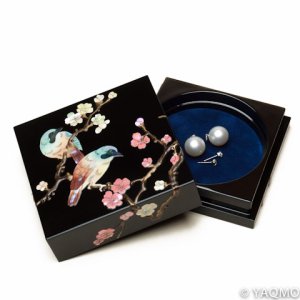 Photo2: Raden Lacquerware Jewelry Box / Persimmon