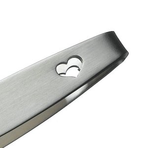 Photo2: Stainless Steel Tweezers (Heart motif cutout)