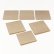 Photo1: Wooden Containers and Tableware / Square Wooden Serving Plate Set (6 pieces) (1)