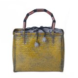 Bamboo Bags / Wickerwork Weave Bag (medium)
