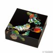 Photo1: Raden Lacquerware Jewelry Box / Persimmon