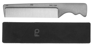 Photo1: Fine Tooth Pocket-type Fluorine-Carbon Hair Comb　