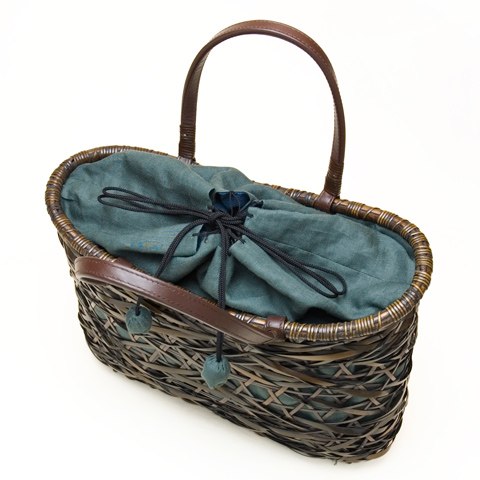 Photo2: Bamboo Bags / Random Weave Bag: "Waves"